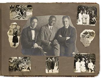 (ENTERTAINMENT--MUSIC.) Scrapbook of Jazz-age trombonist George Brashears time in Sweden.